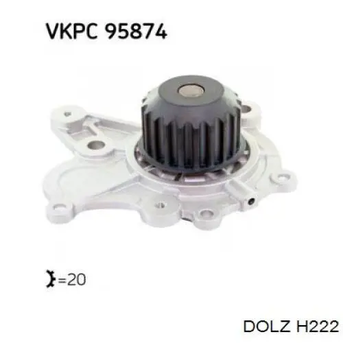H222 Dolz Насос охолодження