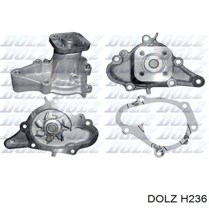 Помпа водяна, (насос) охолодження H236 Dolz