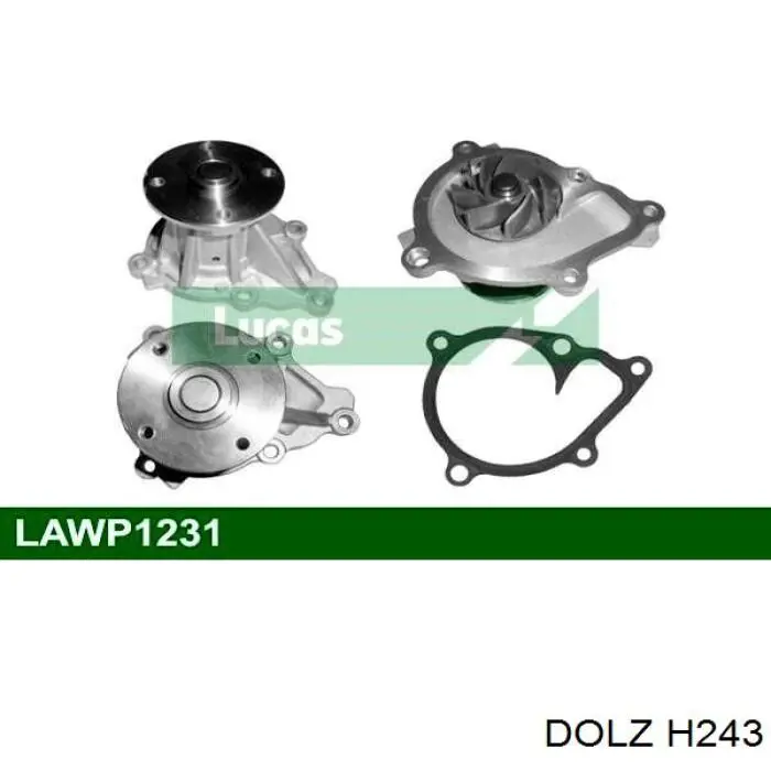 H243 Dolz Насос охолодження
