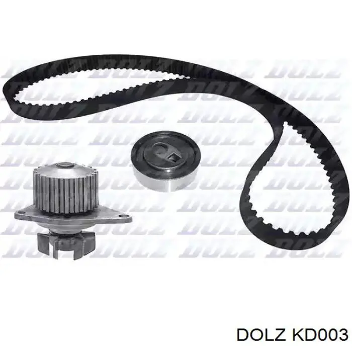 Комплект ГРМ Dolz KD003 ціна, від 87.45 USD