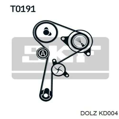 Комплект ГРМ KD004 Dolz