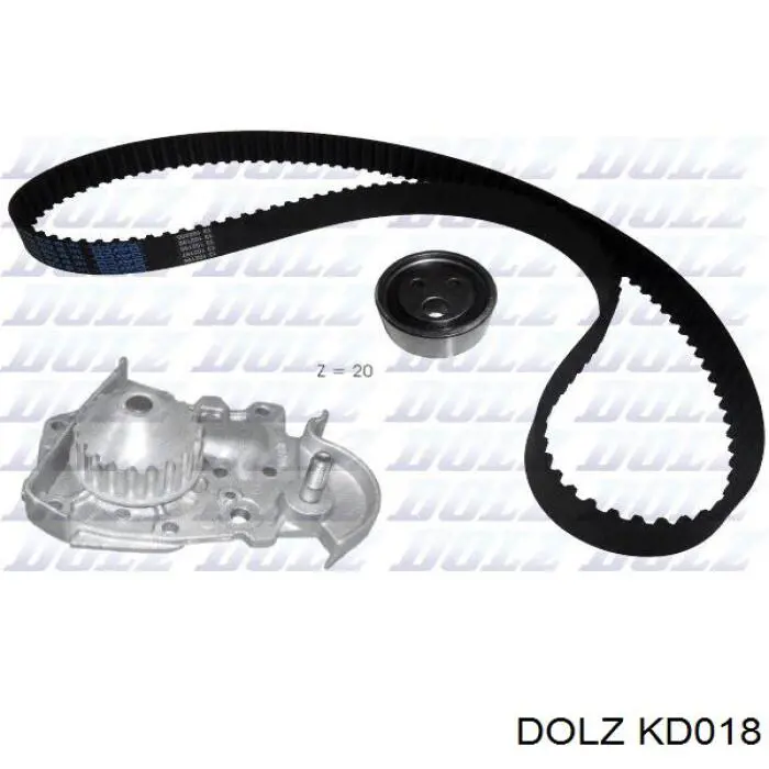 Комплект ГРМ Dolz KD018 ціна, від 48.68 USD