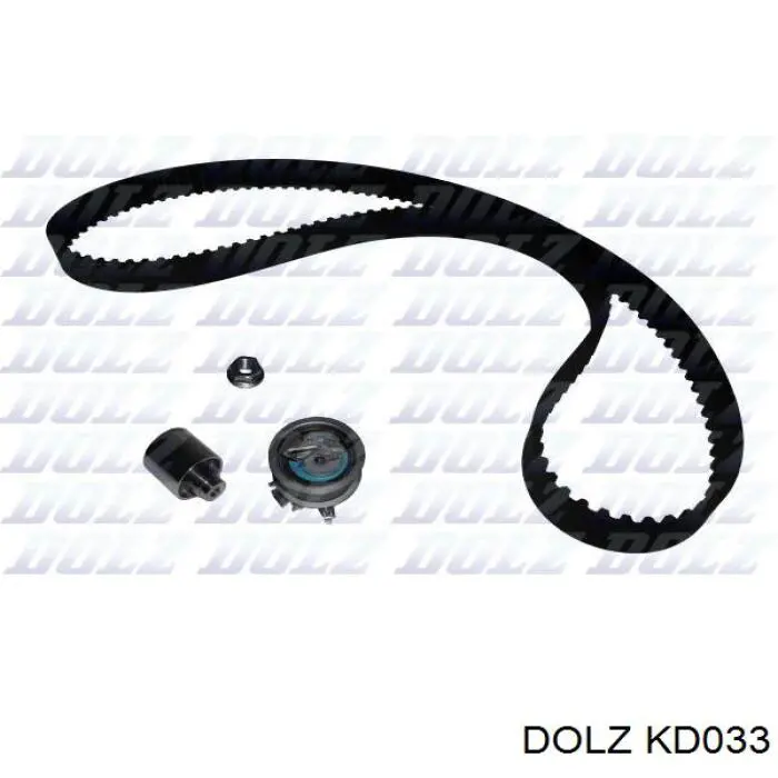 KD033 Dolz Ремінь ГРМ, комплект