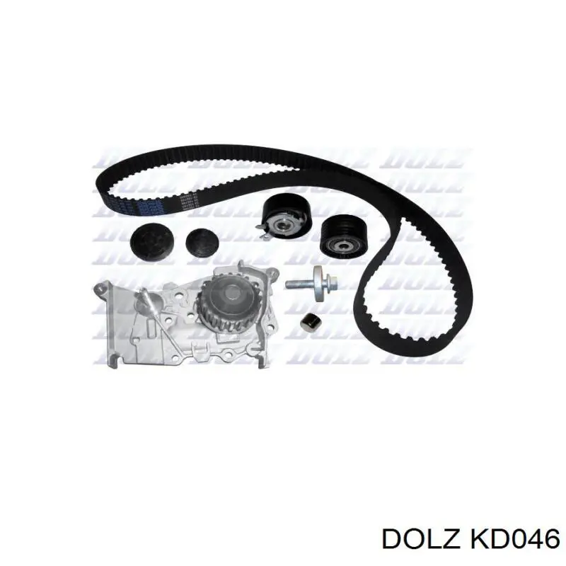 KD046 Dolz Ремінь ГРМ, комплект
