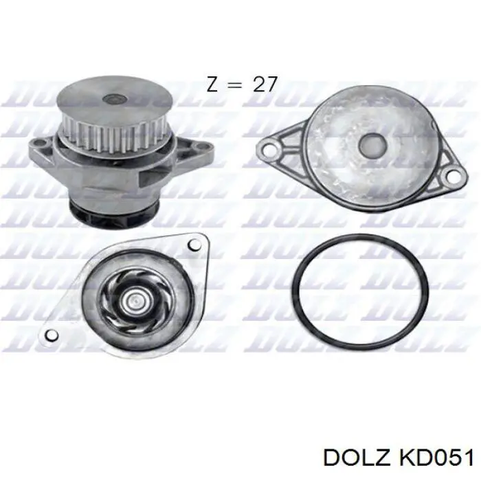 Купити KD051 Dolz ГРМ ремень