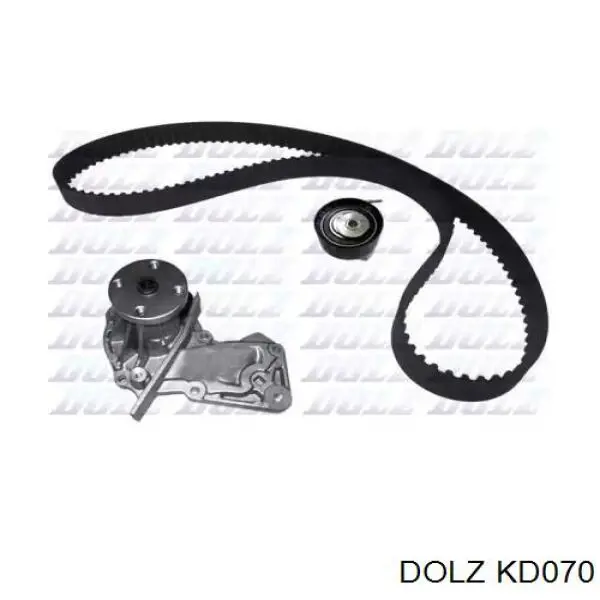 KD070 Dolz Ремінь ГРМ, комплект