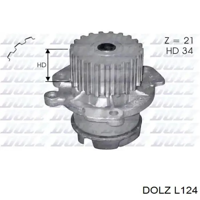 L124 Dolz Насос охолодження