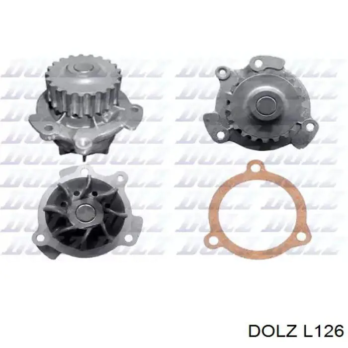 Помпа охолодження Dolz L126 ціна, від 21.86 USD