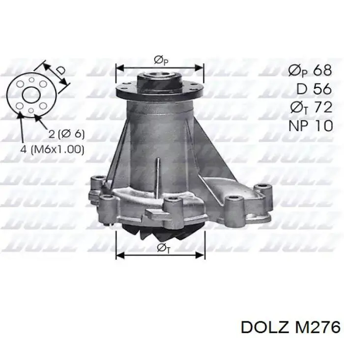 M276 Dolz Насос охолодження