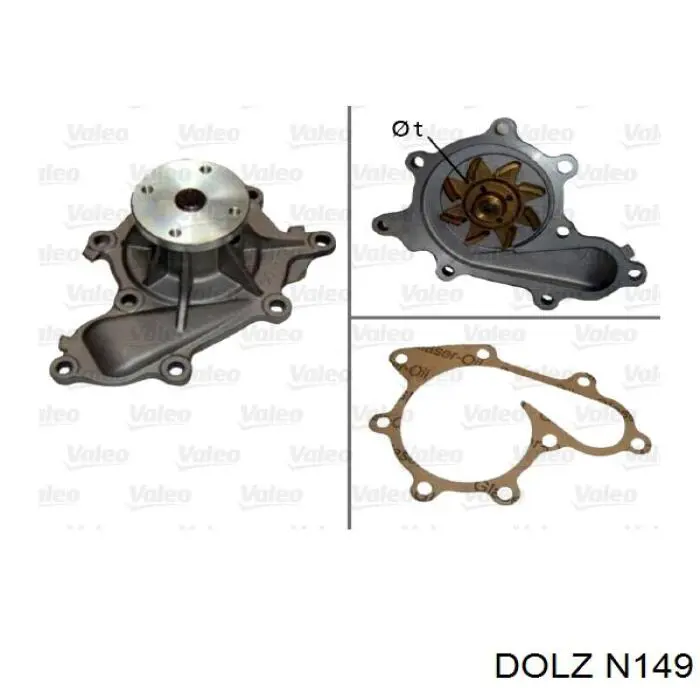 N149 Dolz Насос охолодження