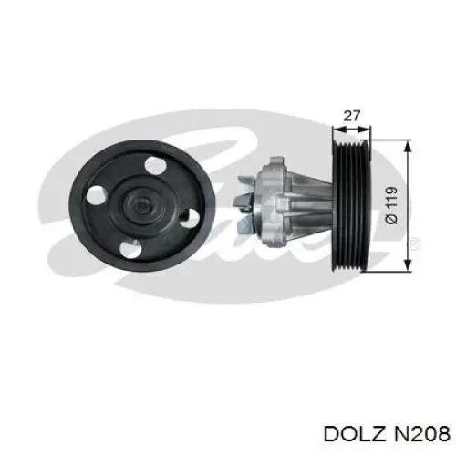 N208 Dolz Насос охолодження