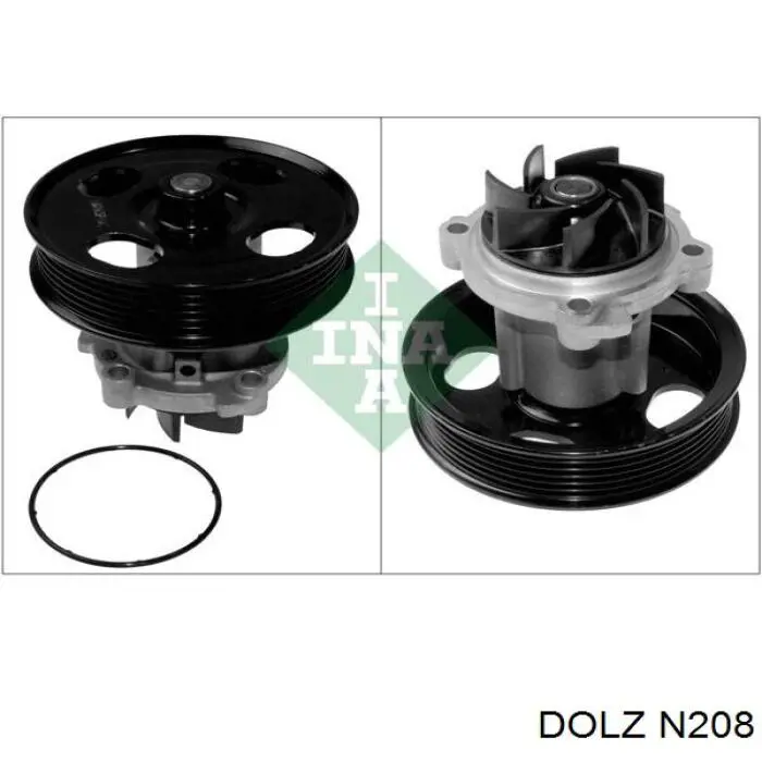 Помпа охолодження Dolz N208 ціна, від 41.83 USD