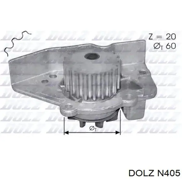 Купити N405 Dolz Насос охолоджуючої рідини