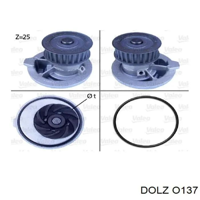 O137 Dolz Насос охолодження