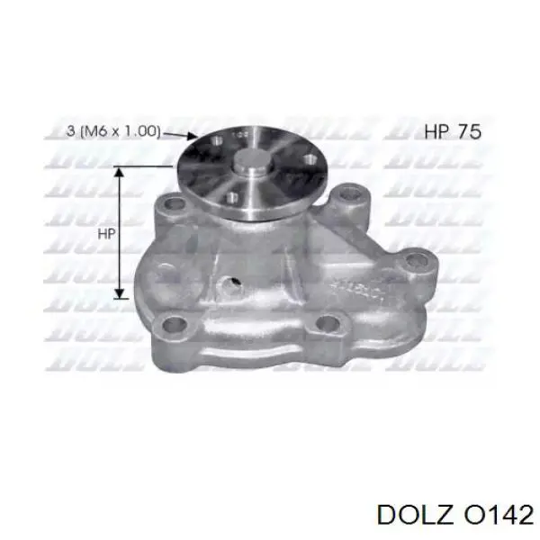 Помпа охолодження Dolz O142 ціна, від 28.30 USD