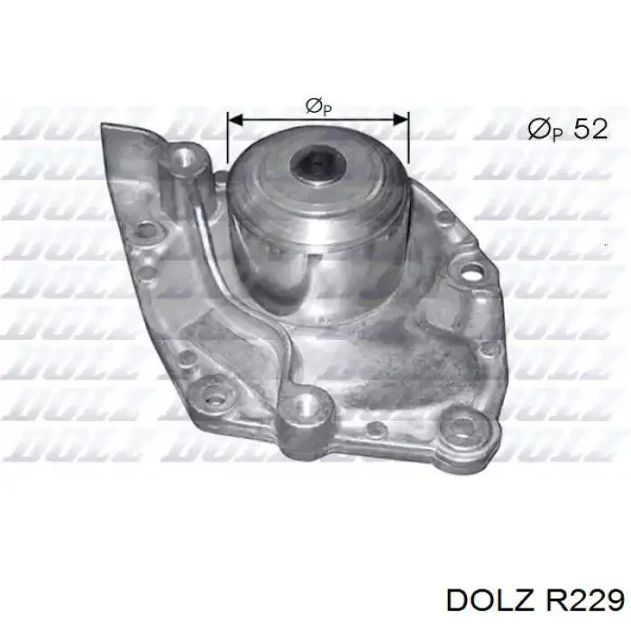Купити R229 Dolz Насос охолоджуючої рідини