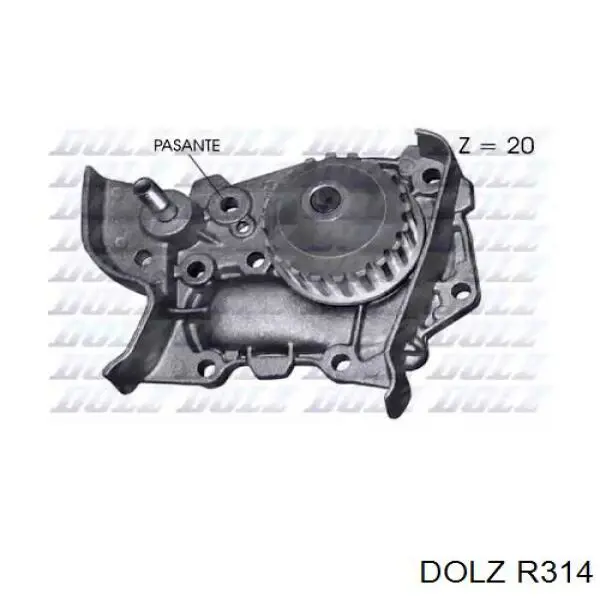 Помпа охолодження Dolz R314 ціна, від 28.87 USD