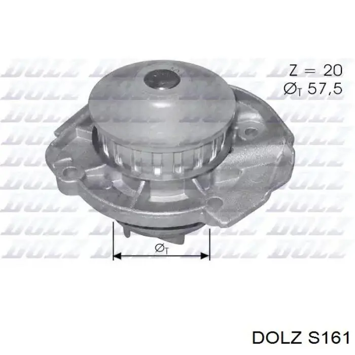 Купити S161 Dolz Насос охолоджуючої рідини