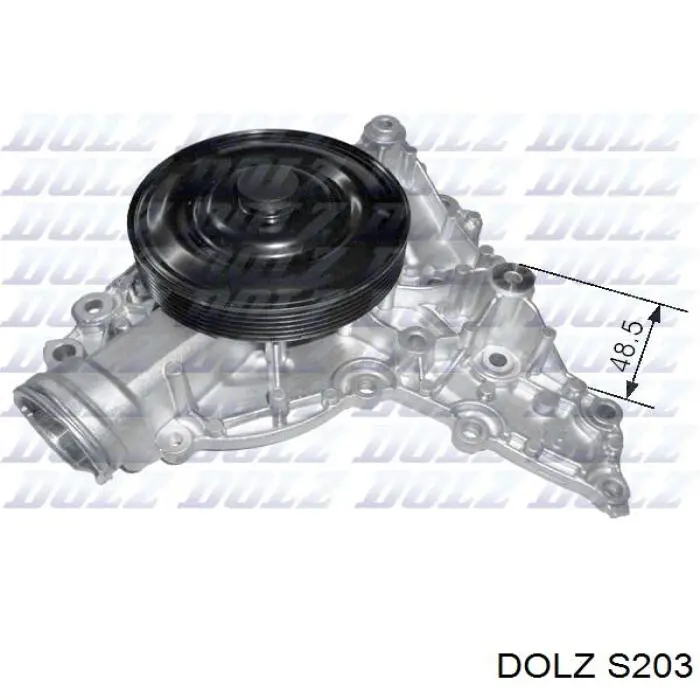 Помпа охолодження Dolz S203 ціна, від 19.60 USD