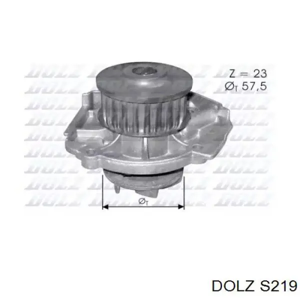 Купити S219 Dolz Насос охолоджуючої рідини