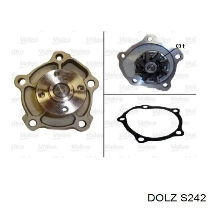 Помпа охолодження Dolz S242 ціна, від 37.86 USD