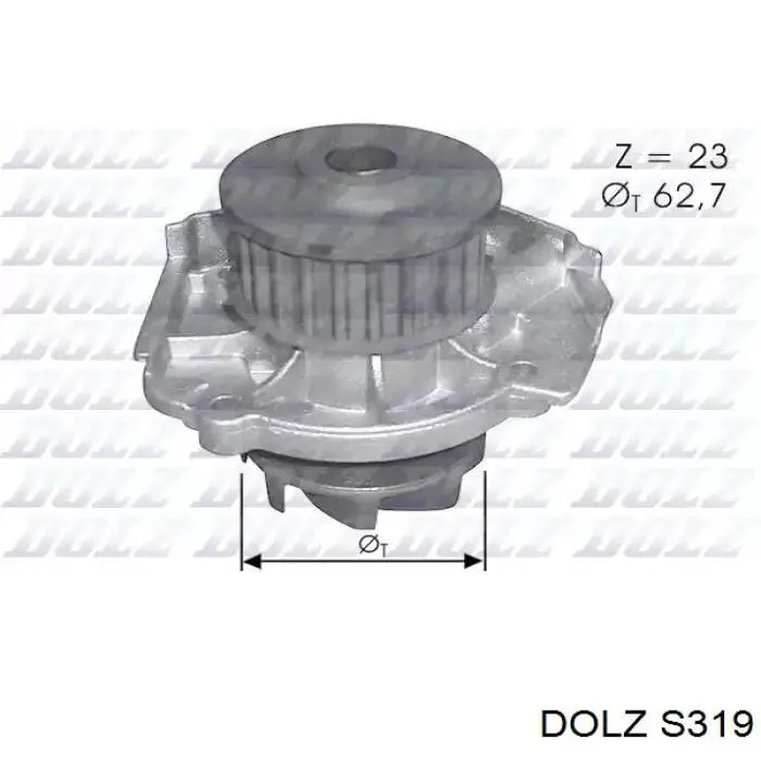 Купити S319 Dolz Насос охолоджуючої рідини