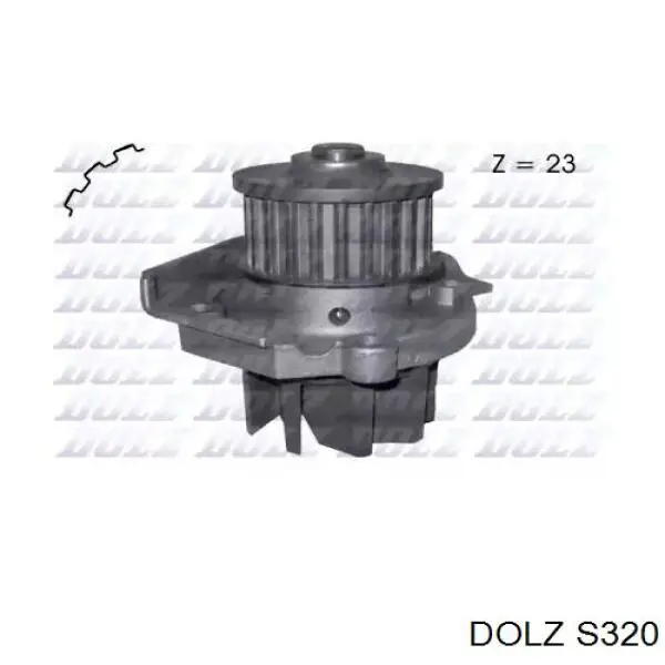 Помпа охолодження Dolz S320 ціна, від 28.26 USD