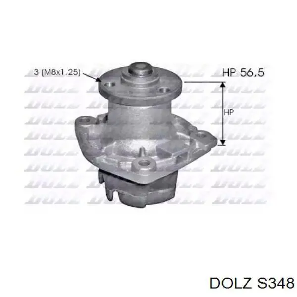 Купити S348 Dolz Насос охолоджуючої рідини