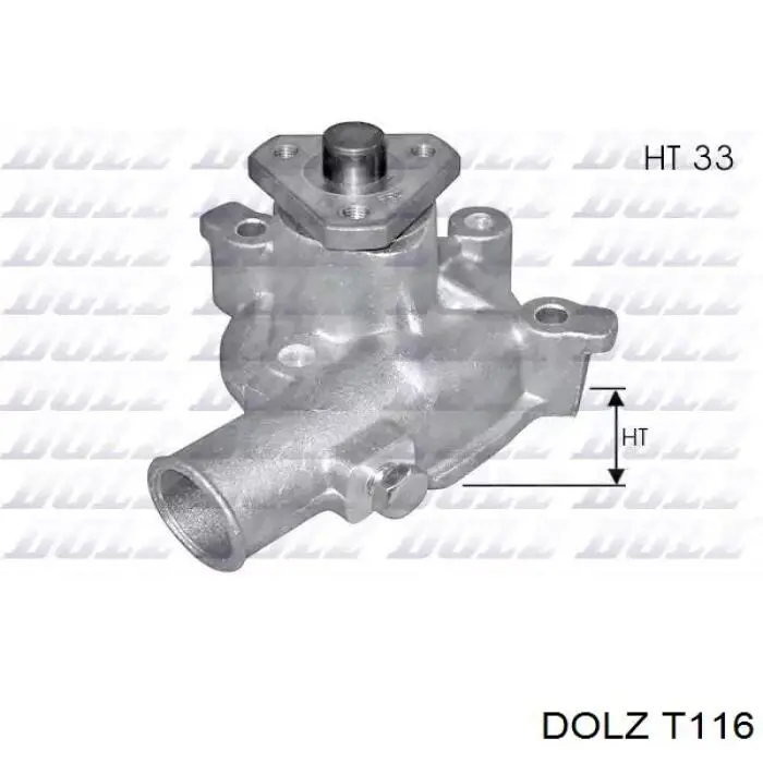 Помпа охолодження Dolz T116 ціна, від 28.73 USD