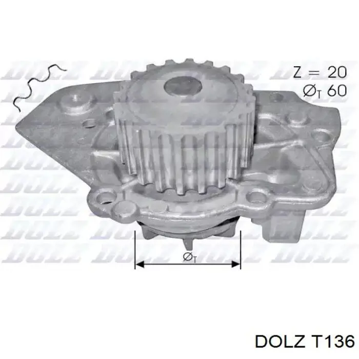 T136 Dolz Насос охолодження