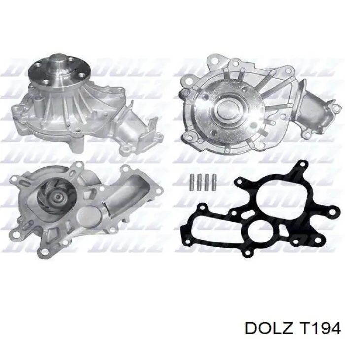 Помпа водяна (насос) охолодження, в зборі з корпусом T194 Dolz