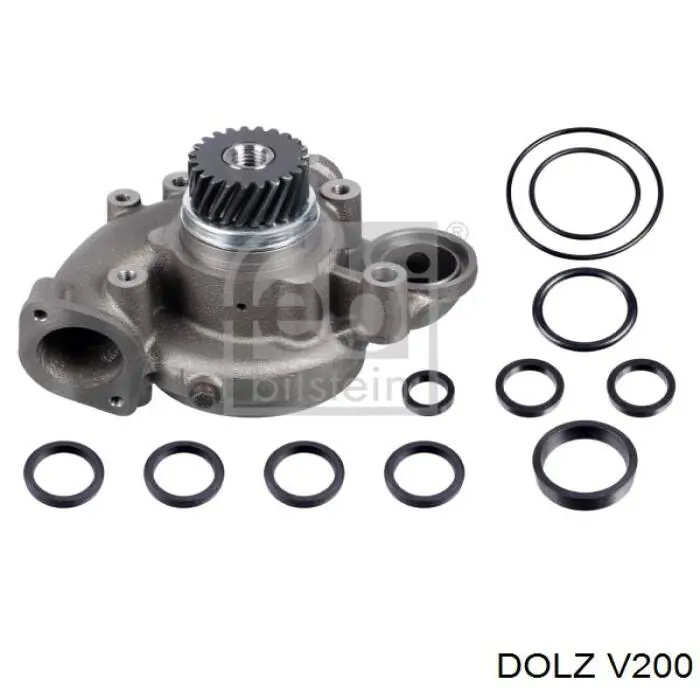 V200 Dolz Насос охолодження