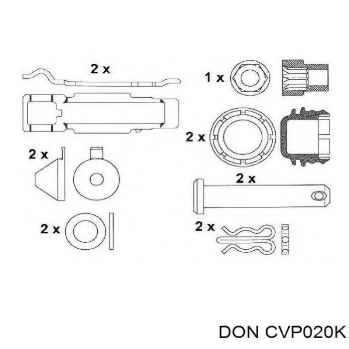 Гальмівні колодки WVA 29087 ціна, від 89.40 USD