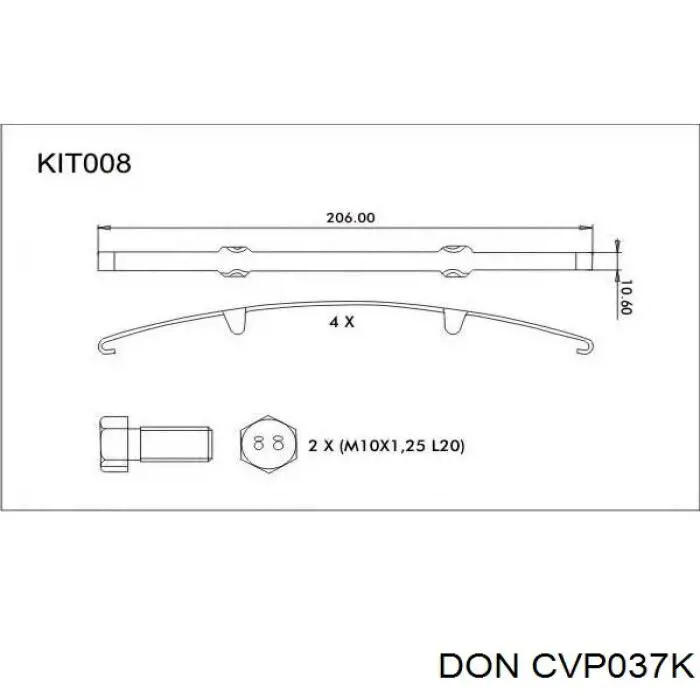 ST29125PRO Rider Передні гальмівні колодки