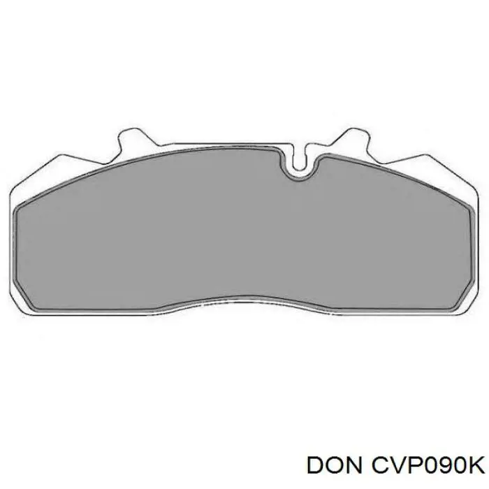 Тормозні колодки DON CVP090K