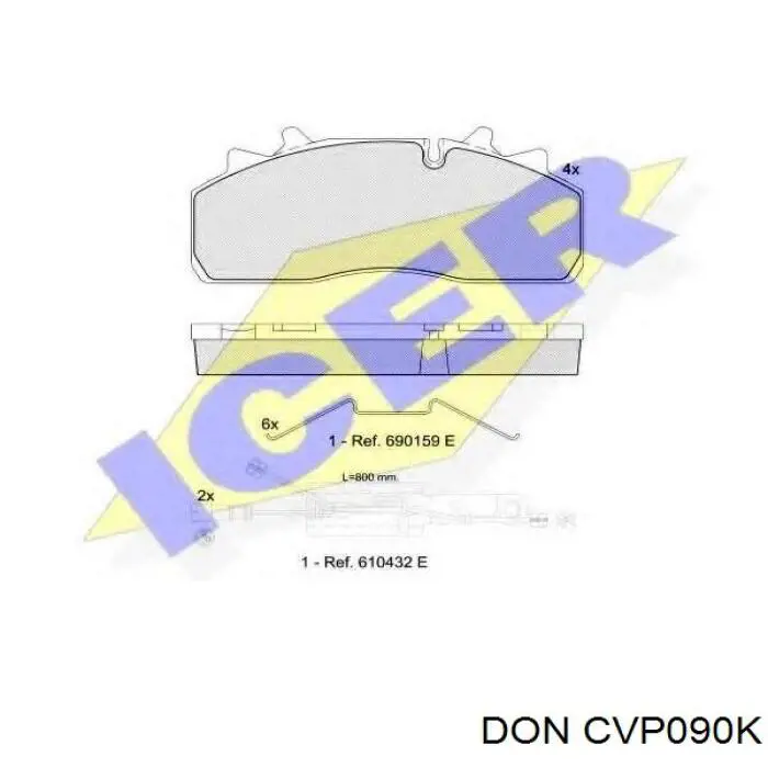 Гальмівні колодки Rider RD29126STD ціна, від 70.07 USD