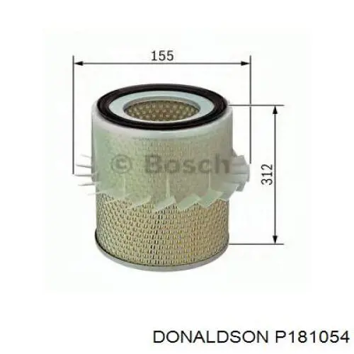 Повітряний фільтр P181054 Donaldson
