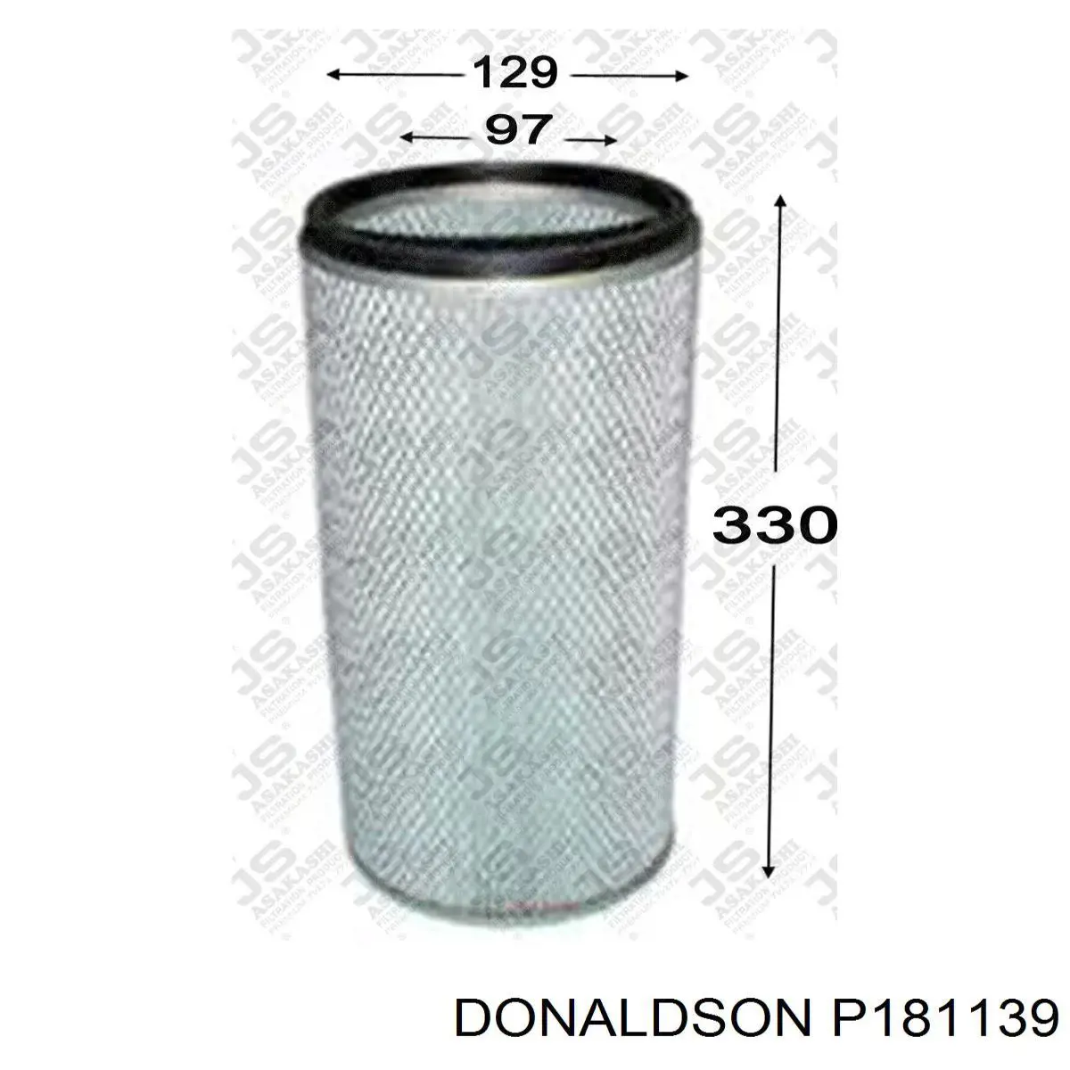P181139 Donaldson Повітряний фільтр двигуна