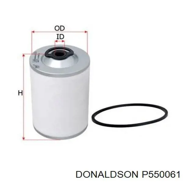 Фільтр паливний P550061 Donaldson