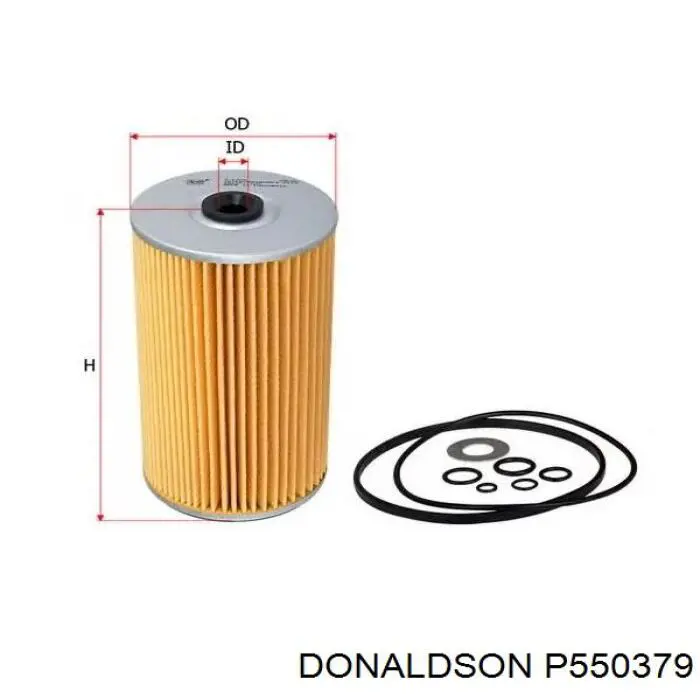 Масляний фільтр двигуна Donaldson P550379 ціна, від 11.86 USD