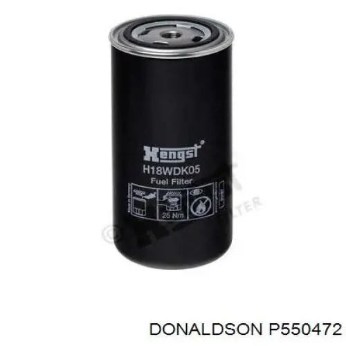 Фільтр тонкого очищення палива Donaldson P550472 ціна, від 26.98 USD