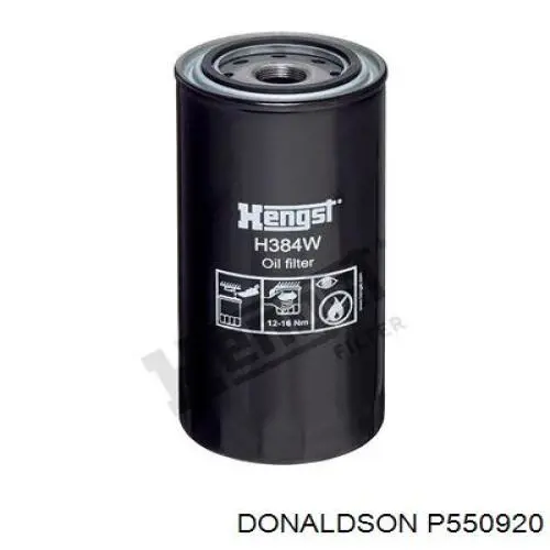 Купити P550920 Donaldson Фільтр очищення масла відцентровий