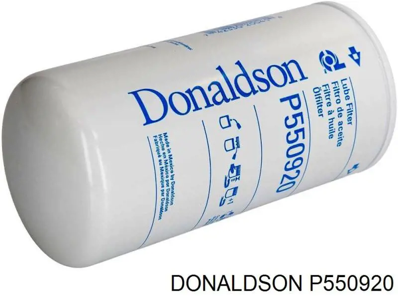 Фільтр масляний P550920 Donaldson