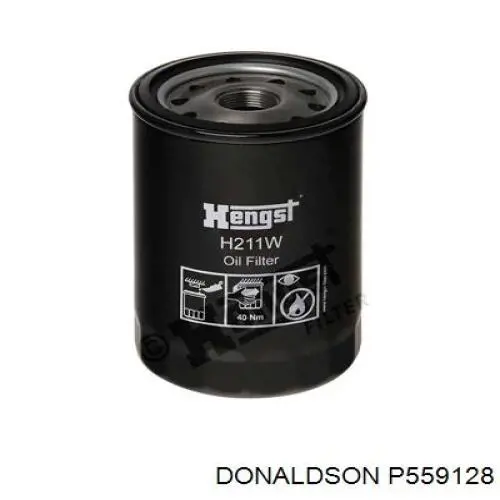 Купити P559128 Donaldson Фільтр очищення масла відцентровий