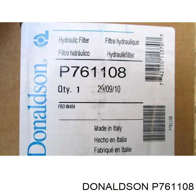 Купити P761108 Donaldson Масло і фільтр в коробку автомат 
