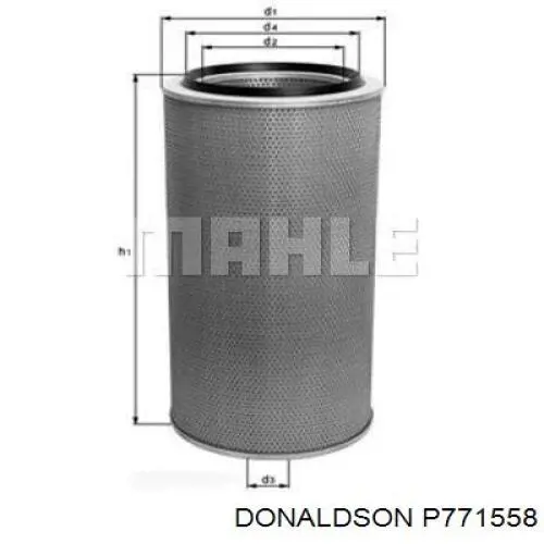 P771558 Donaldson фільтр повітряний