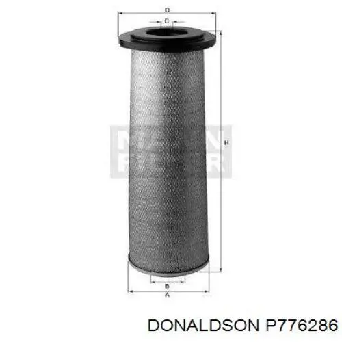 Купити P776286 Donaldson Автомобільний фільтр повітря