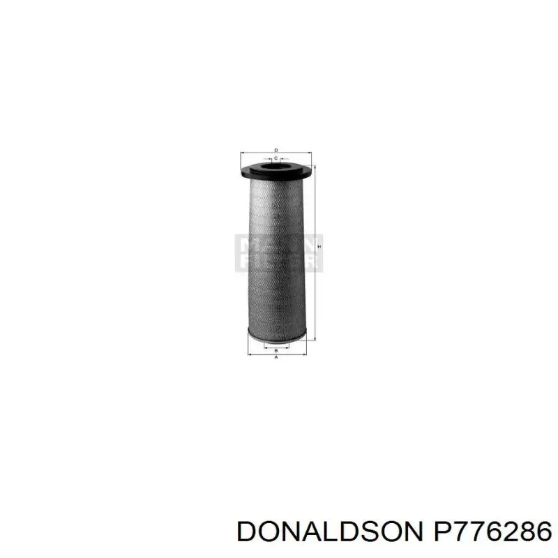 Елемент повітряного фільтра Donaldson P776286 ціна, від 46.34 USD