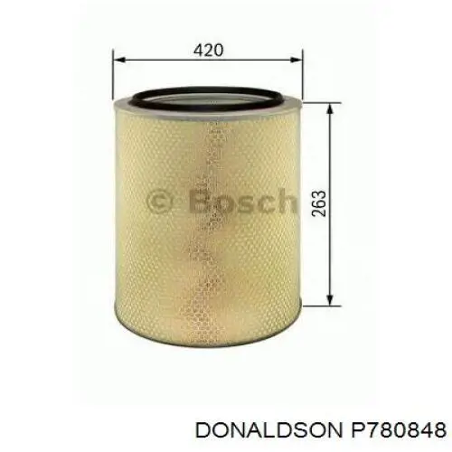 P780848 Donaldson фільтр повітряний