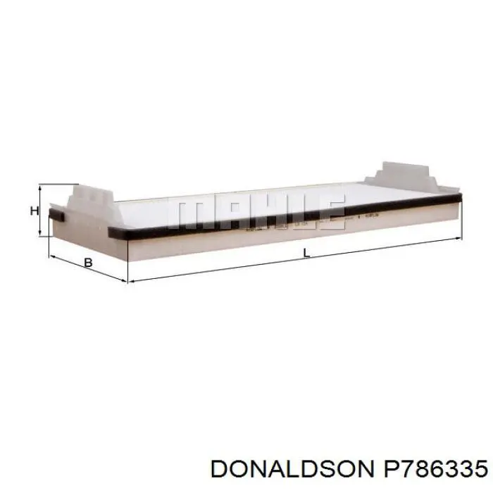 P786335 Donaldson фільтр салону